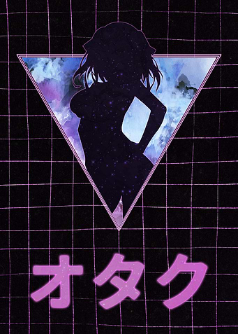 Otaku Katakana Anime Girl