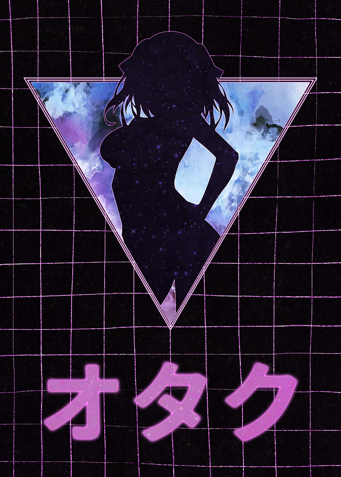 Otaku Katakana Anime Girl