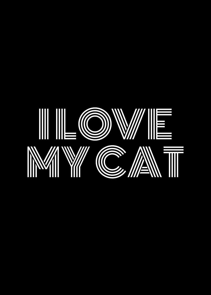 I Love My Cat