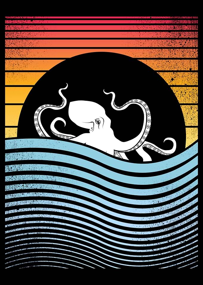 A Octopus Sunset