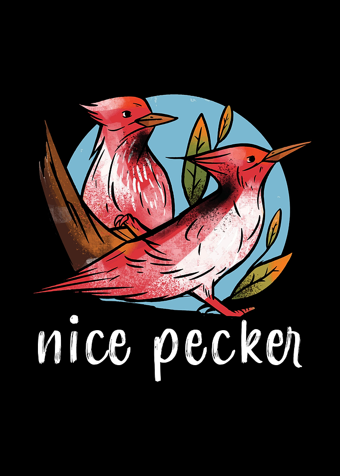 Nice Pecker Bird Gift