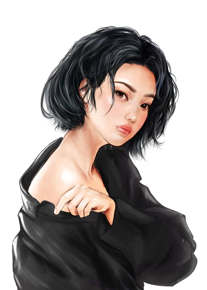 Girl Portrait Painting