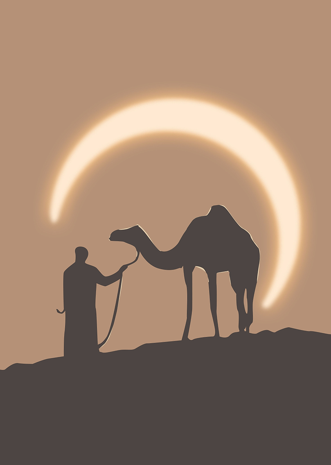 Silhouette Solar Eclipse