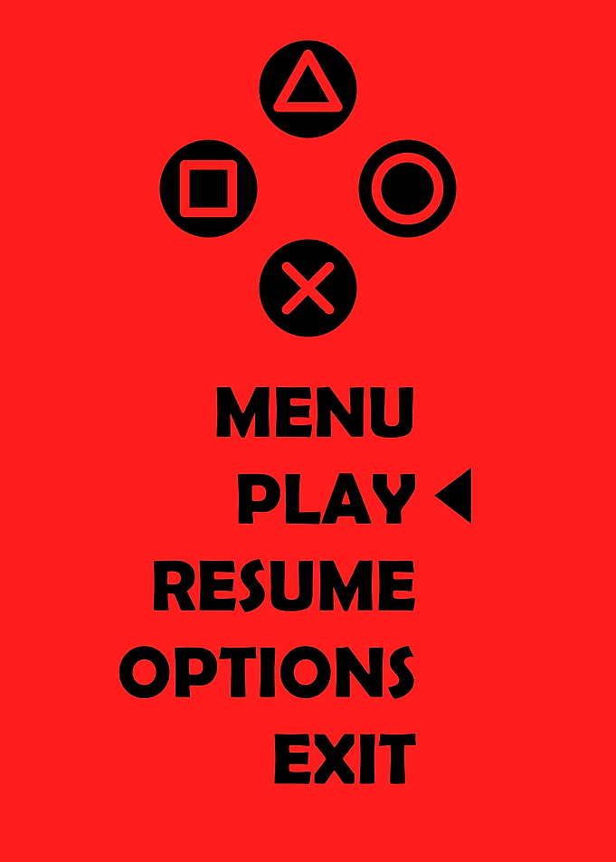 Game menu