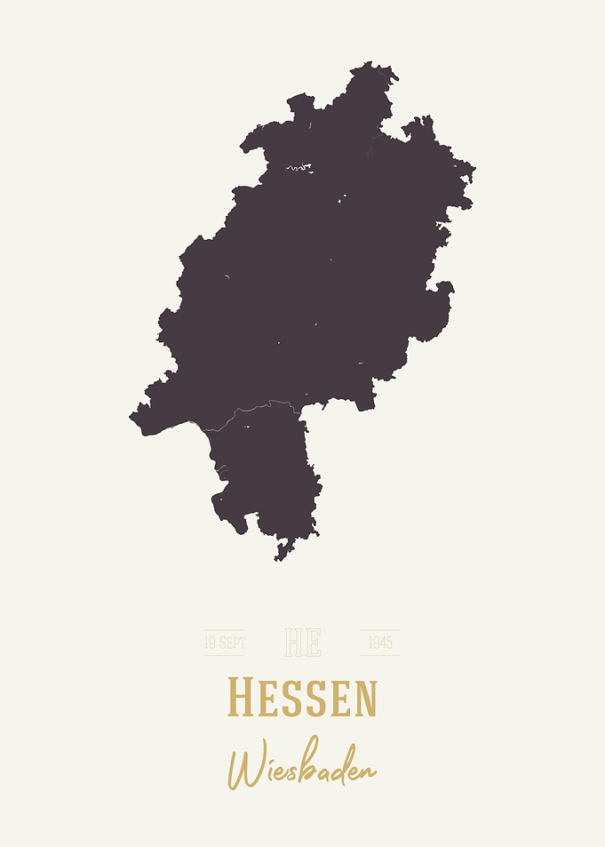 Hessen Map Deutschland