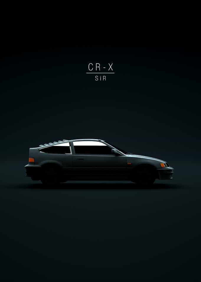 CRX SiR with louvers