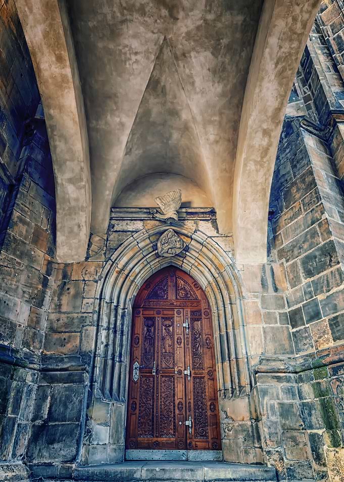 Beautiful gate, church