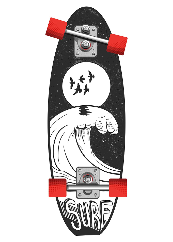 Surf skateboard