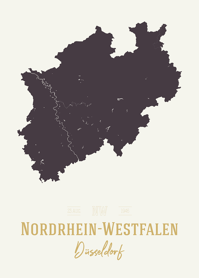 Nordrhein Westfalen Map