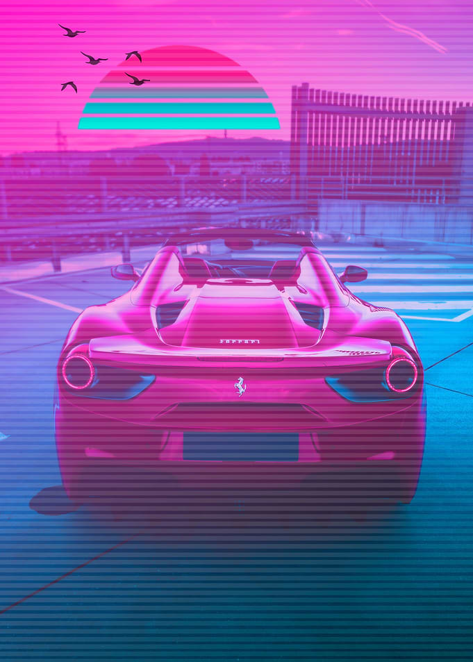 Car Sport Moon 2077