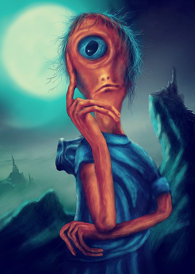 One eye alien