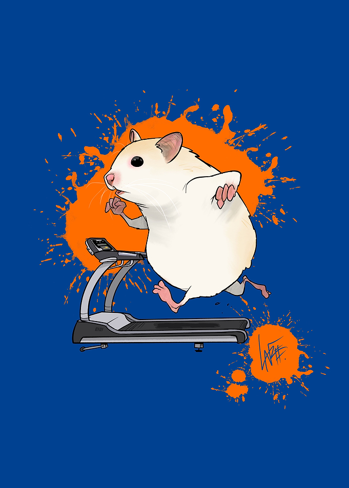 Hamster on a Treadmill