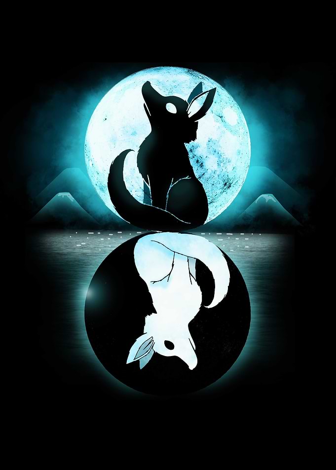 Moon Eclipse Wolf