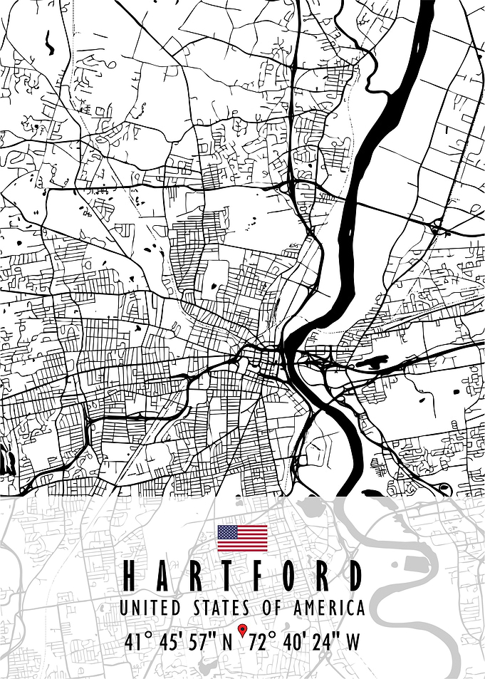 HARTFORD MAP USA