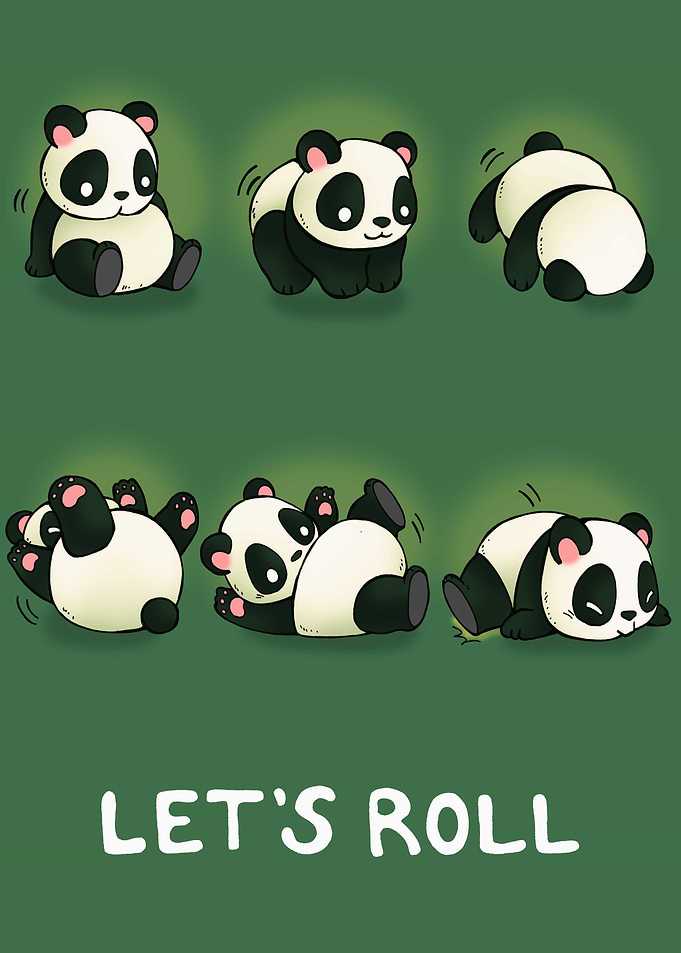 Lets Roll panda