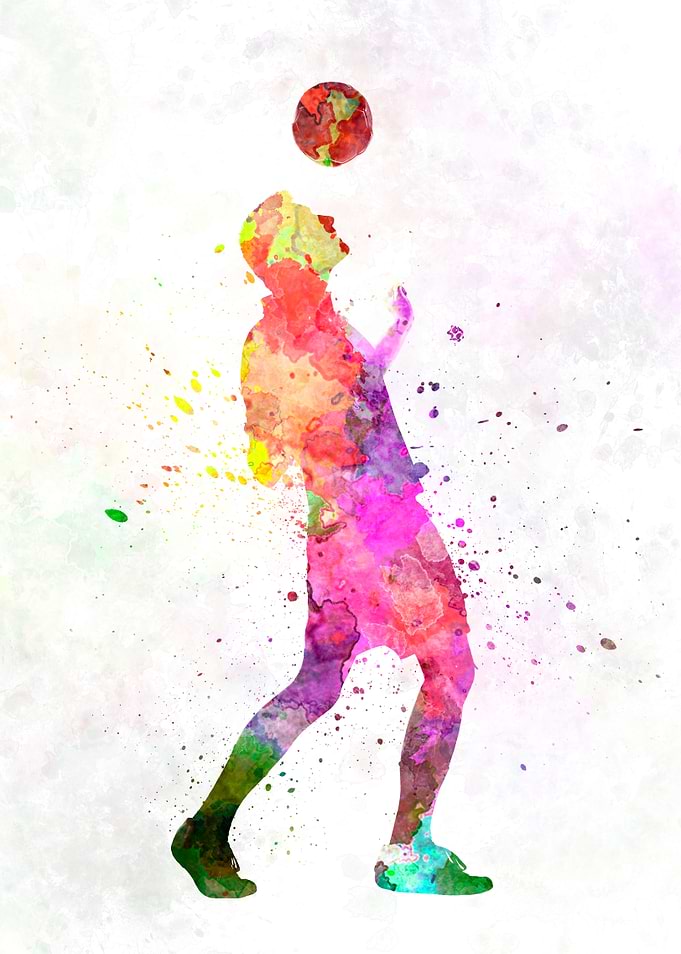 man soccer football player