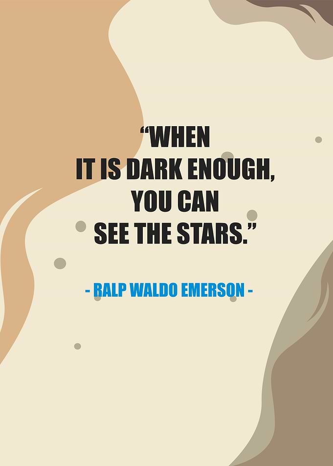 when it is dark enough