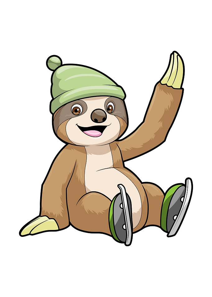 Sloth Ice skating Sports
