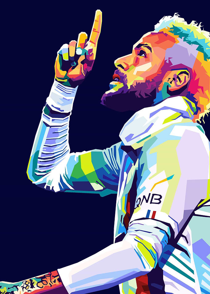 Neymar Wpap Pop Art