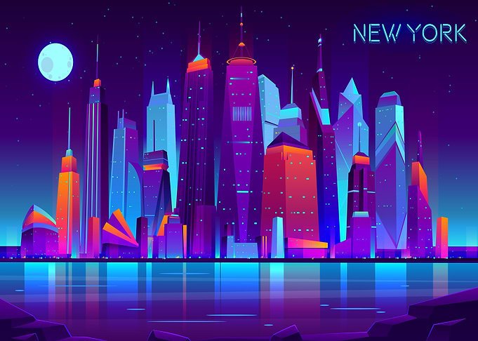 Modern New York city