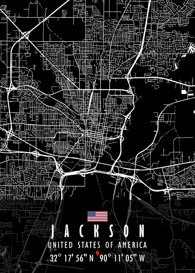 JACKSON MAP USA