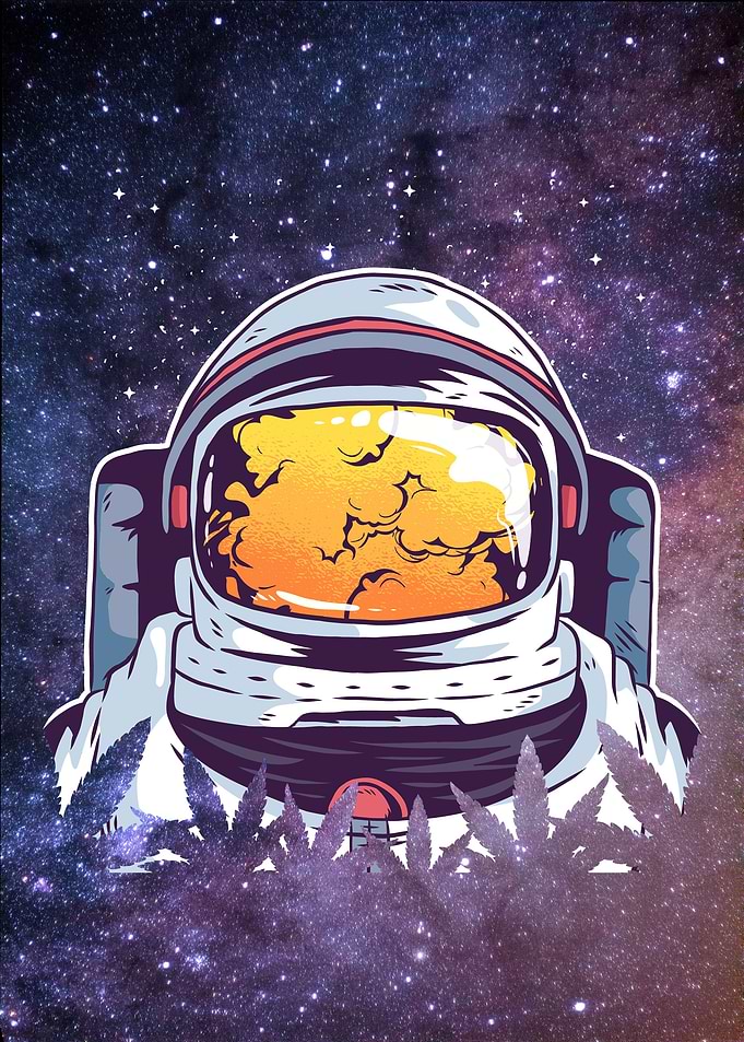 WEED ASTRONAUT NEBULA