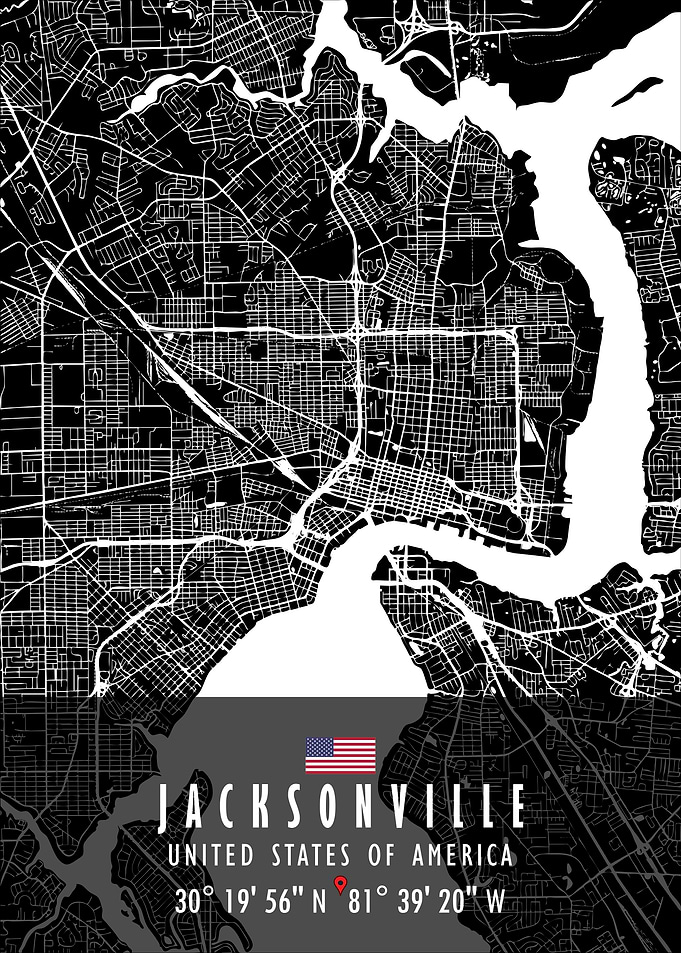 JACKSONVILLE MAP USA