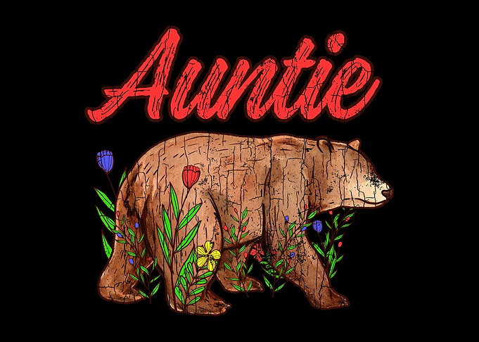 Auntie Bear Apparel Aunt F