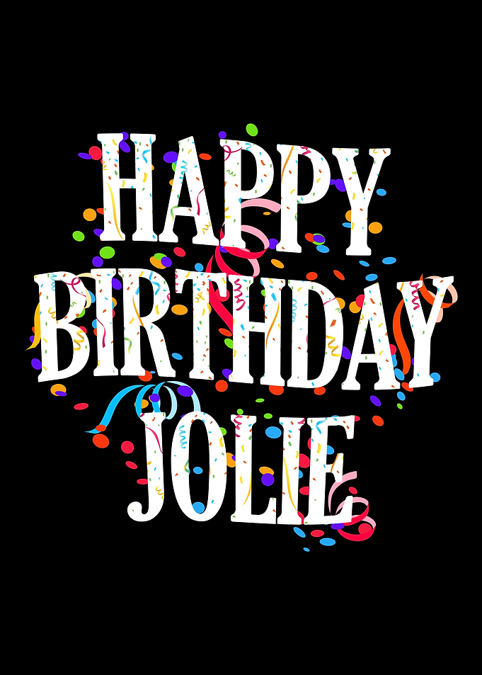 Happy Birthday Jolie