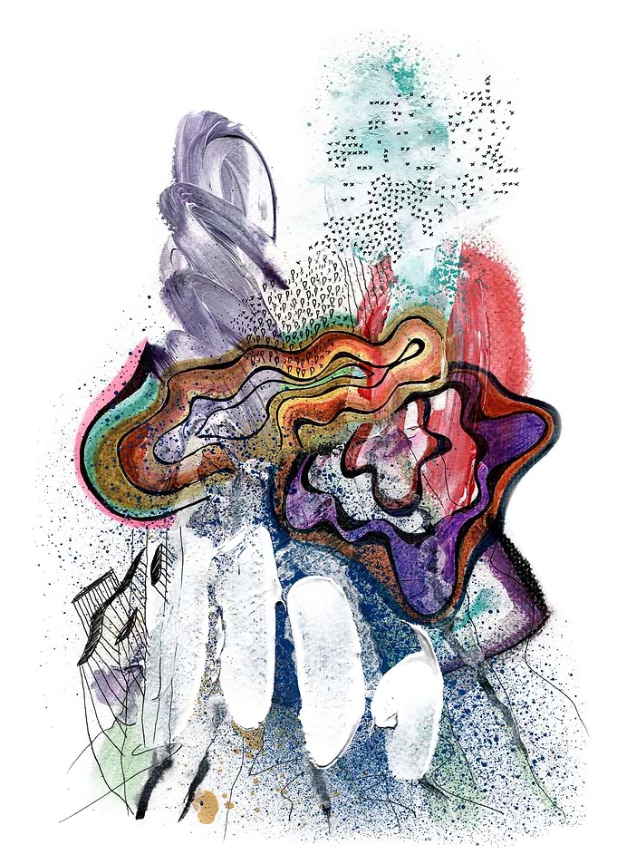 Abstract Watercolor 6