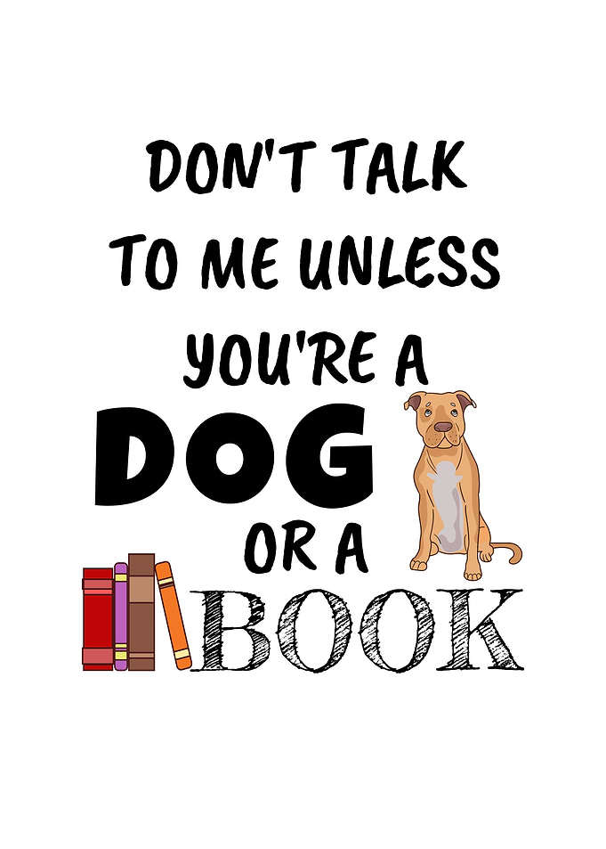Dont Talk Unless Dog Book