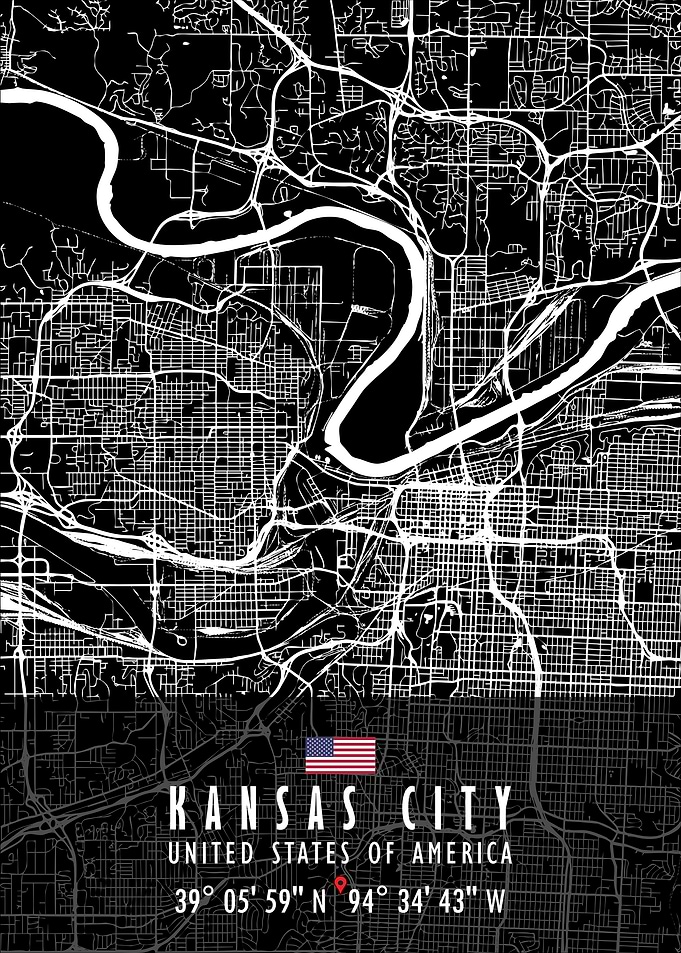 KANSAS CITY MAP USA