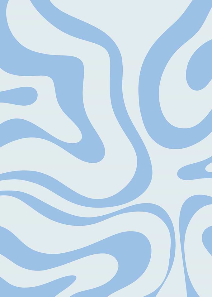 Powder Blue Liquid Swirl