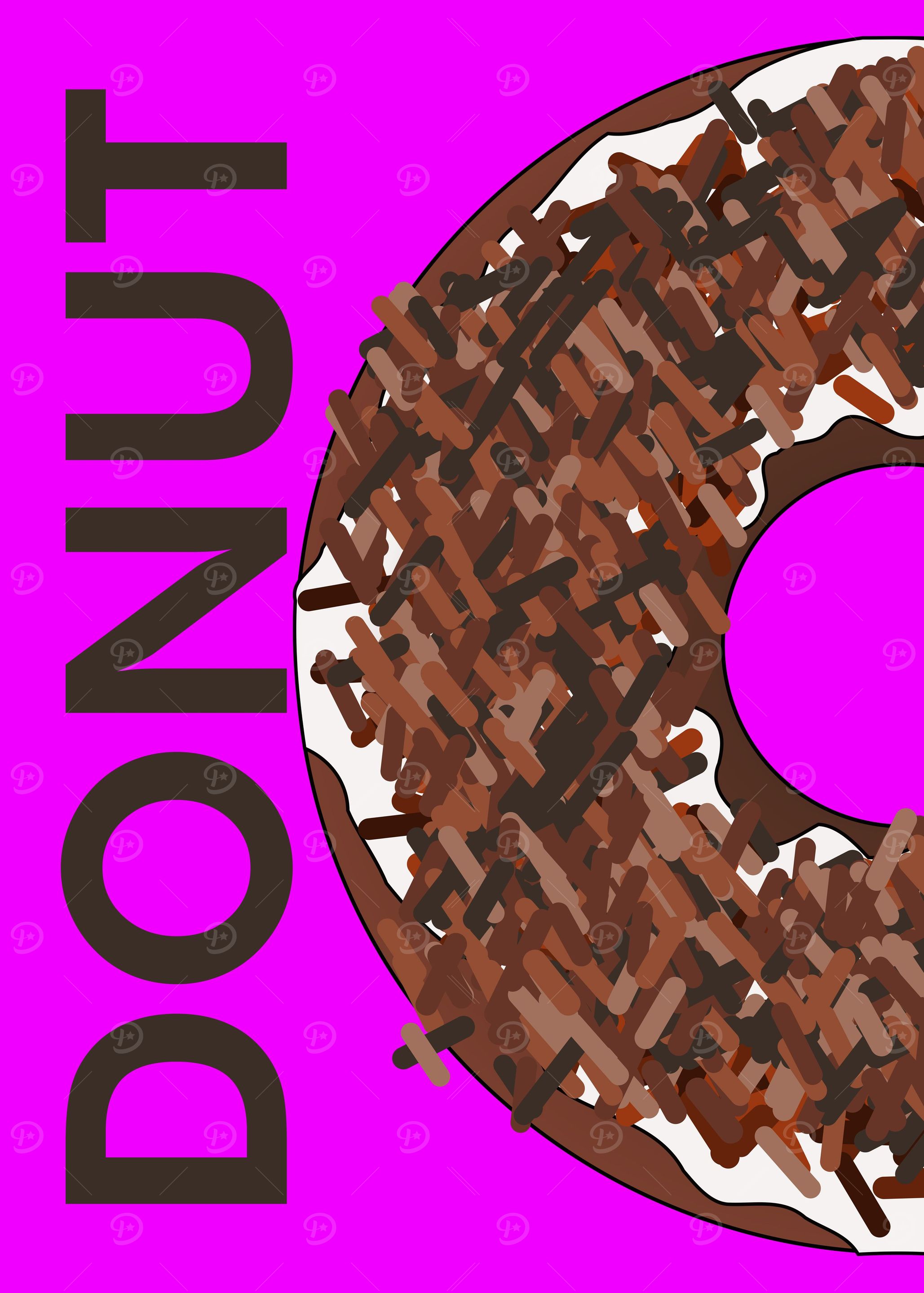 CHOCOLATE DONUT PINK