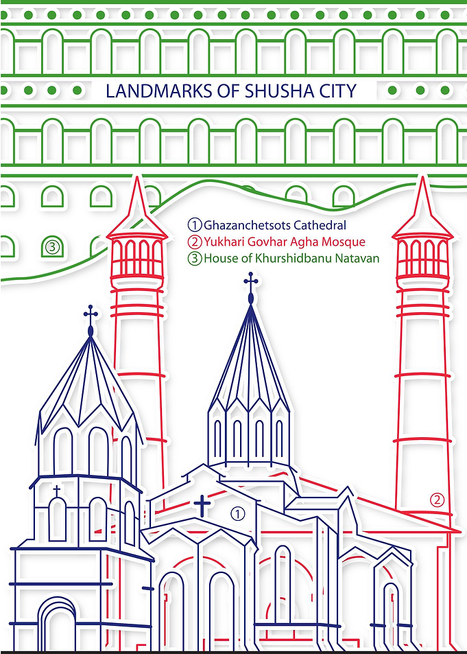 Shusha city Azerbaijan