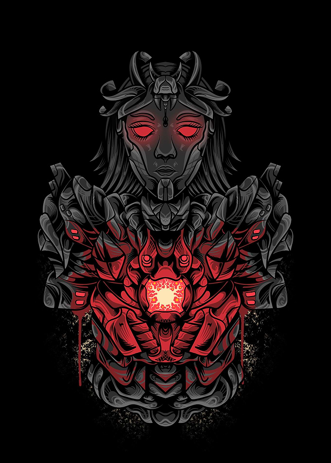 fierce beautiful robot