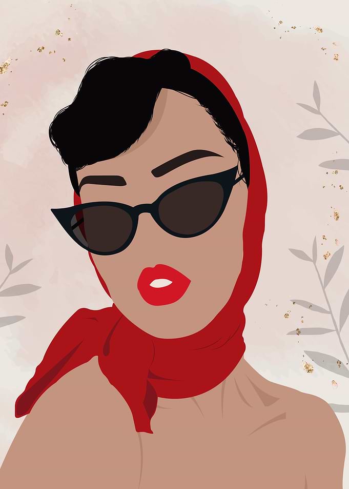 Minimalist portrait