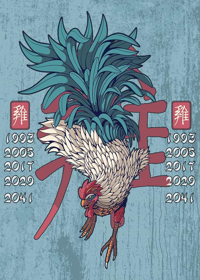 Chinese zodiac sign Rooste