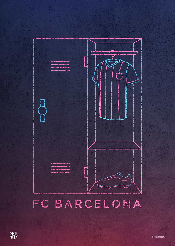 Barca Locker Dark Neon