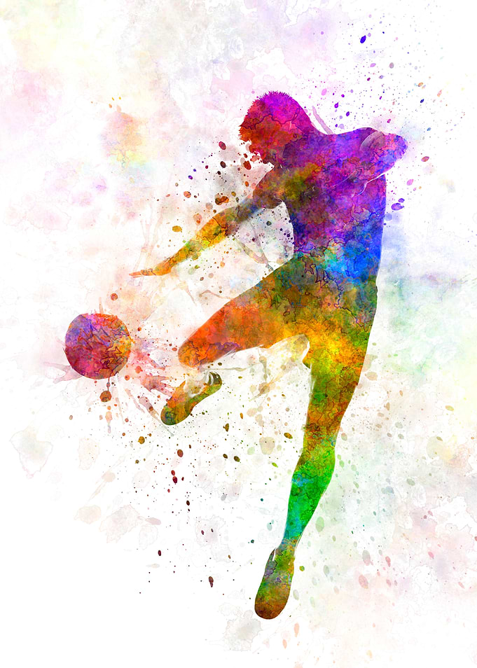 man soccer football player