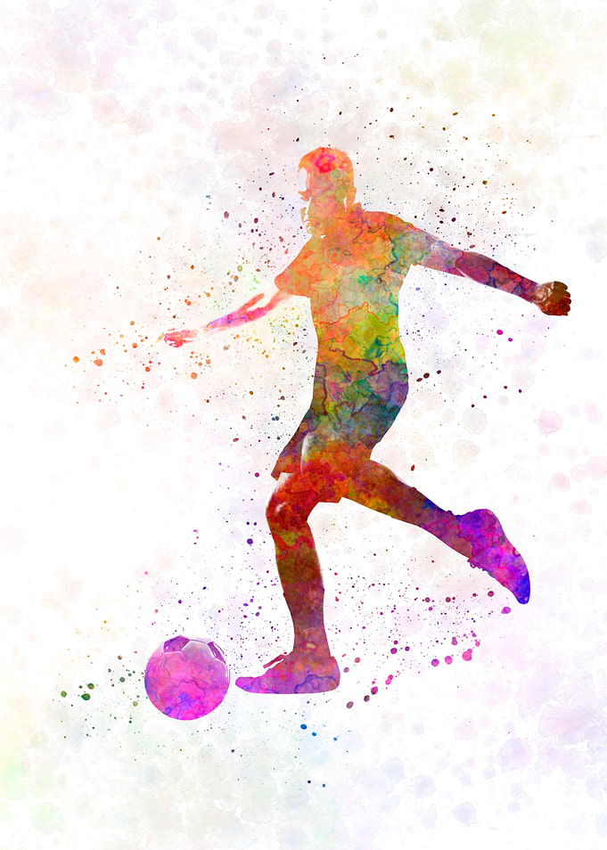 man soccer football player