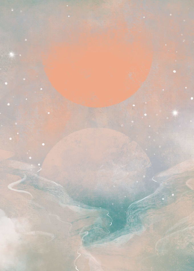 Moon and sun