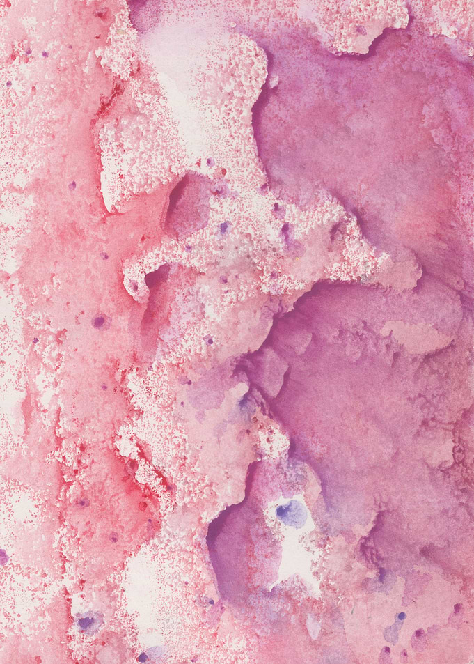 Coral Pink Watercolor 1
