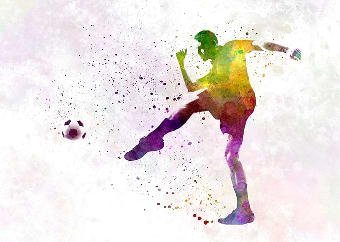man soccer football player