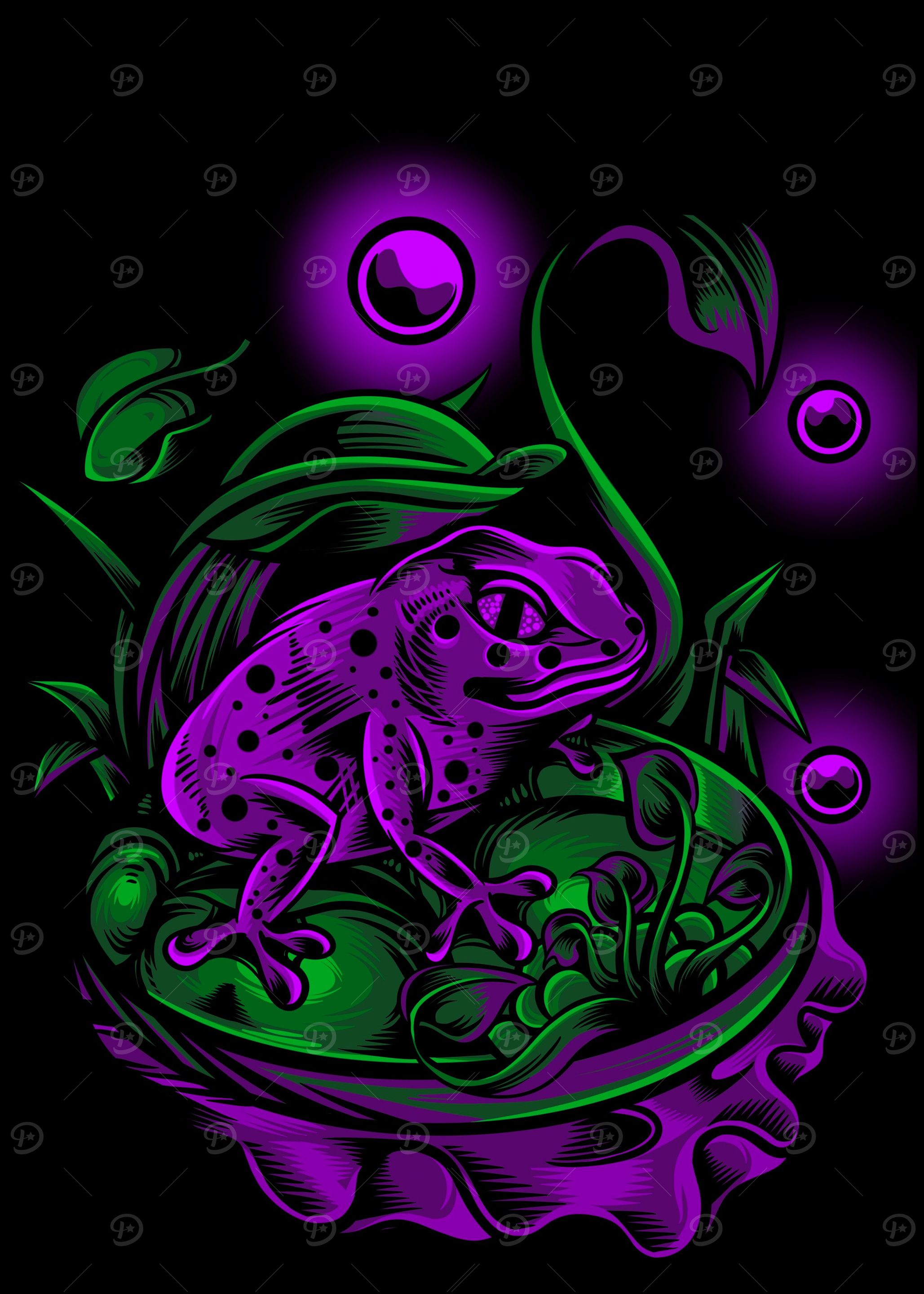 corfrog purple frog