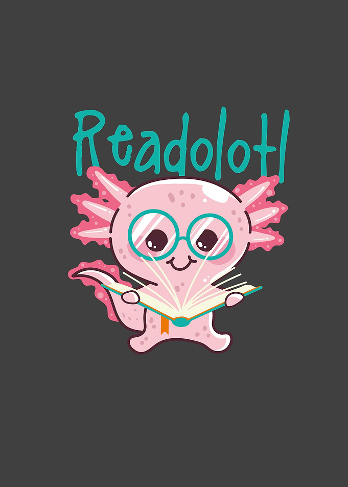 Readolotl Book Axolotl