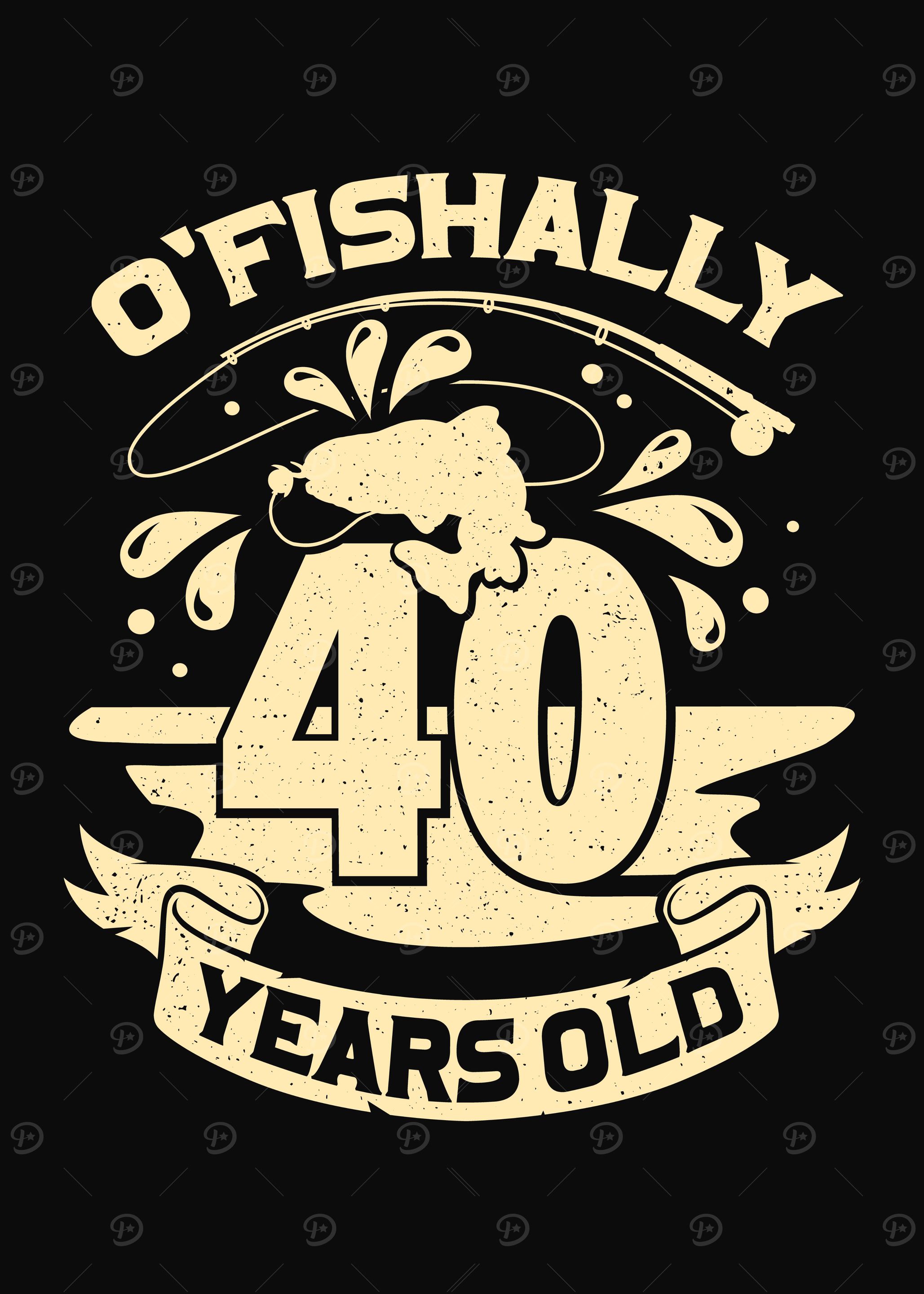 40 Years Old Fisherman