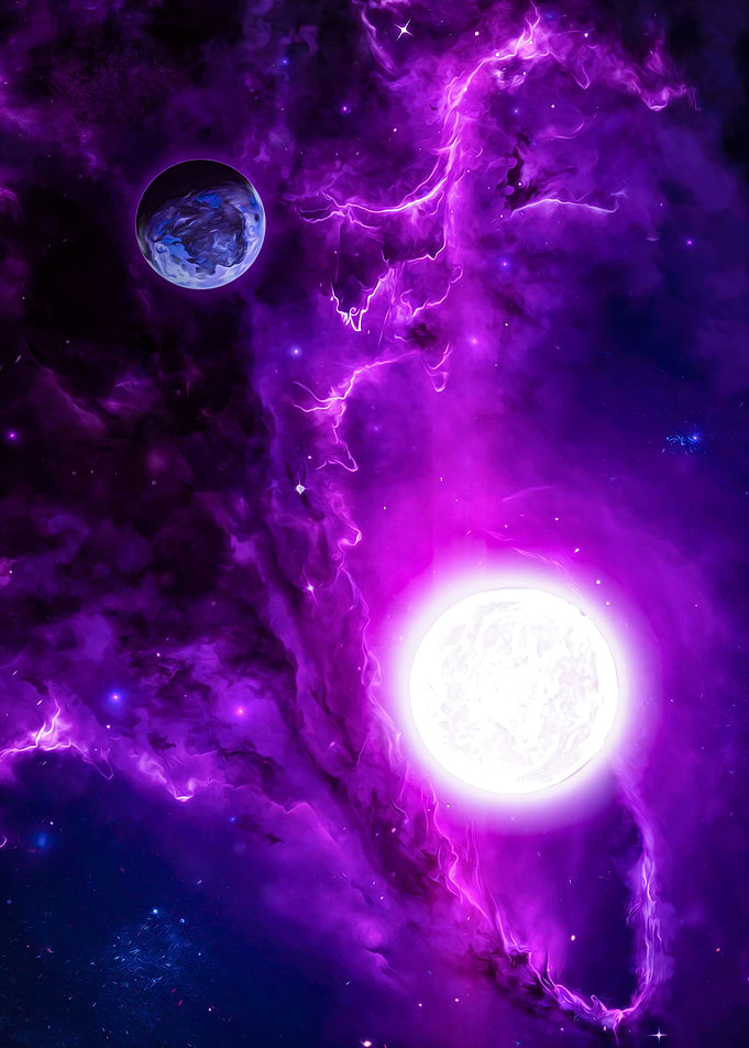 Planet Art in Space