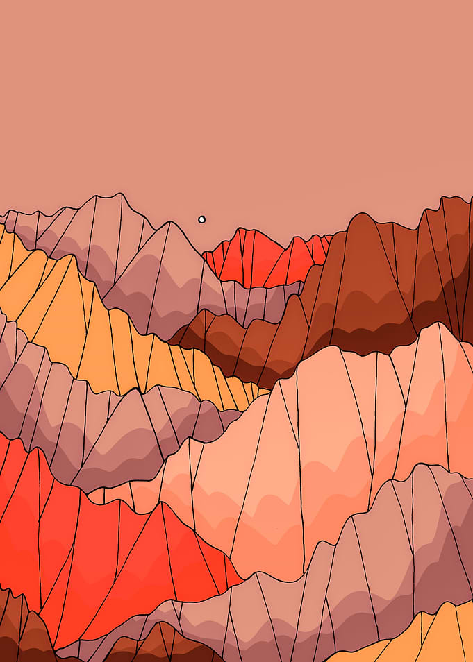 Rocks and lines