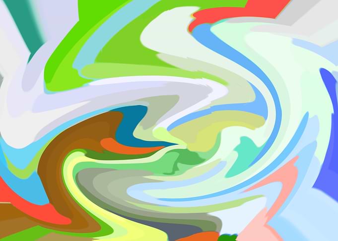 Abstract Funny Man